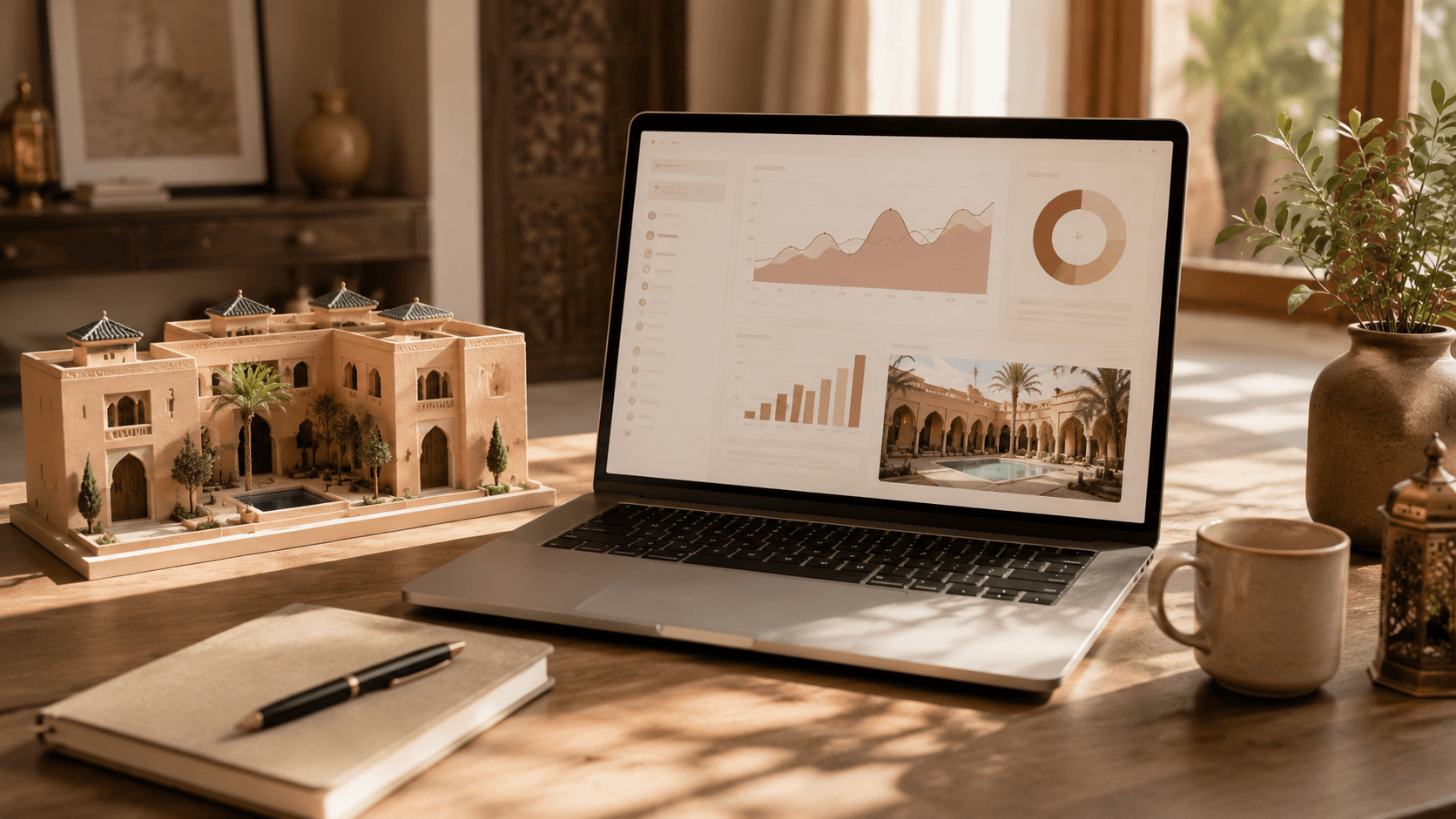 Suivi des revenus Airbnb Marrakech sur tableau de bord - All Eyes Marrakech