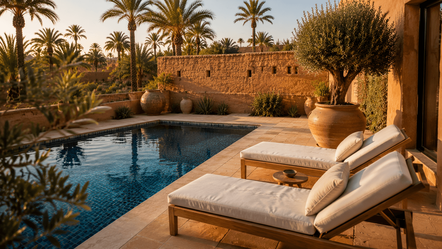 villa-piscine-appartement-marrakech-airbnb Villa avec piscine et appartement moderne à Marrakech pour location Airbnb